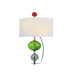 Fizz Two Light Wall Sconce in Polished Chrome with Colored Glass
