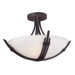 Kendo 2 Light Semi Flush Mount