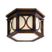 Holmby Hills  Flush Mount in Bronze