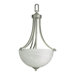 Hemisphere 3 Light Bowl Inverted Pendant
