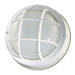 8"  Round Bulkhead in White