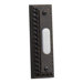 Rectangular Door Chime Button in Toasted Sienna