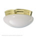 Plain Mushroom Flush Mount