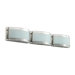 Three Light Bath Vanity in Satin Nickel