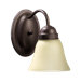 One Light Transitional Wall Sconce in Oiled Bronze