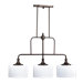 Rockwood 3 Light Kitchen Island Pendant