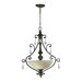 Traditional 3 Light Pendant Light