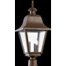 Bishop 3 Light Outdoor Post Lantern