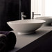 Neck Above Counter Bathroom Sink in White