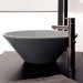 Cono Above Counter Bathroom Sink in White