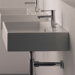 Teorema Wall Mounted or Above Counter Bathroom Sink in White