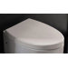 Zefiro Soft Closing Toilet Seat Cover in White