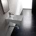 Bijoux Wall Mount Bathroom Sink in White