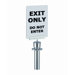 11" x 7" Acrylic Sign Frame for Tensabarrier Post