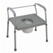 Bariatric Extra-Wide Fixed Arm Steel Commode
