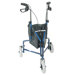 3-Wheel Steel Rollator in Royal Blue