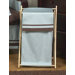 Hotel Blue and Brown Laundry Hamper