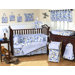 Camo Blue Collection 9pc Crib Bedding Set 