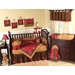 Oriental Garden 9 Piece Crib Bedding Set
