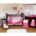Circles Pink Collection 9pc Crib Bedding Set 