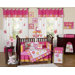 Butterfly Pink and Orange Collection 9pc Crib Bedding Set 