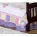 Butterfly Pink and Purple Collection Toddler Bed Skirt 