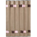 Soho Pink and Brown Collection Shower Curtain 
