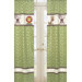 Jungle Time Collection Window Panels  - Leaf Print