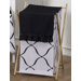Princess Black and White Collection Laundry Hamper 