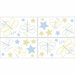 Blue Dragonfly Dreams Collection Wall Decal Stickers 