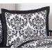 Isabella Black and White Collection Standard Pillow Sham 