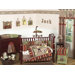 Monkey Collection 9pc Crib Bedding Set 