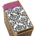 Isabella Hot Pink, Black and White Collection Changing Pad Cover 