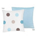 Mod Dots Blue Collection Decorative Pillow 