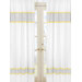 Zig Zag Yellow and Gray Collection Window Panels 