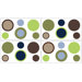 Designer Dot Collection Wall Decal Stickers 