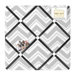 Zig Zag Black and Gray Collection Memo Board 
