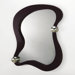 Mirror in Silverleaf and Dark Brown