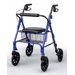 Comfort Glide Rollator in Blue