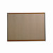 Prestige Bulletin Board, Graphite-Blend Cork, 48 x 36, Cherry Frame