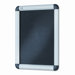 Clip-Frame Wall/Desktop Sign Holder, Aluminum, 8-1/2 x 11