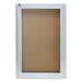 1231+Enclosed Bulletin Board with Aluminum Frame