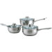 Essential Taper Shape Pans with Lids Set (Set of 3)
