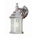 Outdoor  Wall Lantern with Clear Beveled Glass Shade