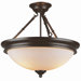 Olde World Semi Flush Mount