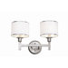 Cadence Two Light Bath Vanity in Brushed Nickel