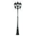 Three Light Post Lantern with Beveled Shade