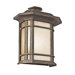 Corner Windows One Light Outdoor Pocket Lantern