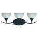 Value Series Three Light Bath Vanity in Blacksmith Bronze