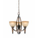 Olympian 3 Light Mini Chandelier